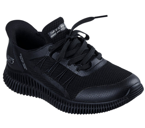 Pantofi sport, dama, SKECHERS BOBS GEO LITE - DIVINE PACE SLIP-INS 117413-BBK negru, textil